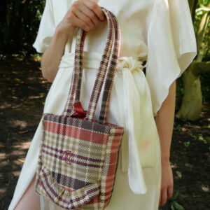 Sac à main à volants Tartan